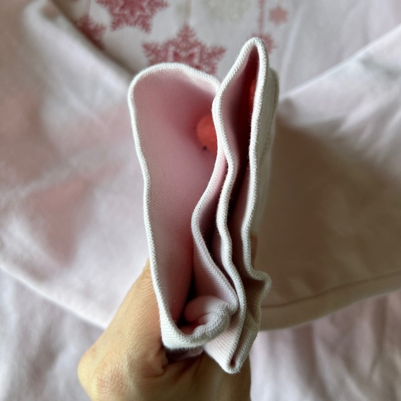 Northern Reflections Womens Light Pink Snowflake Cottagecore Crewneck Sweatshirt - Picture 6 of 9